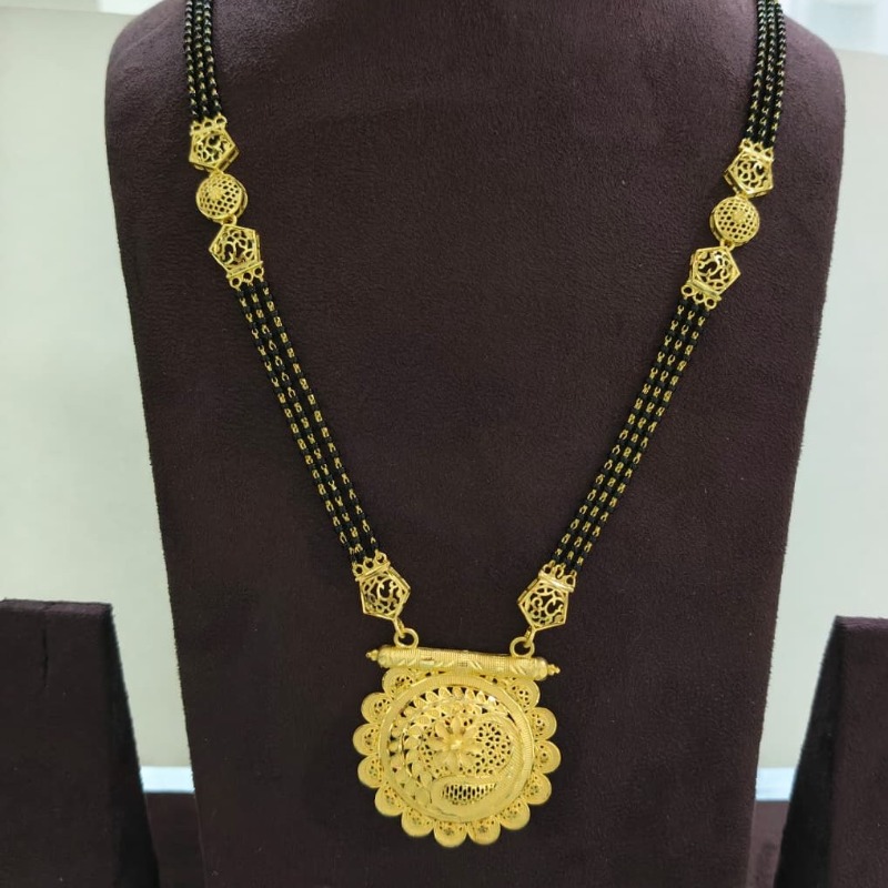 925 SILVER GOLD PLATED MANGALSUTRA